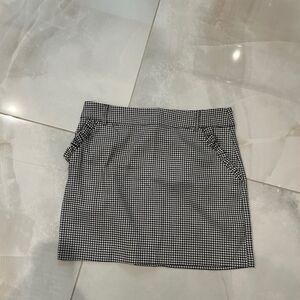 Plaid mini skirt 